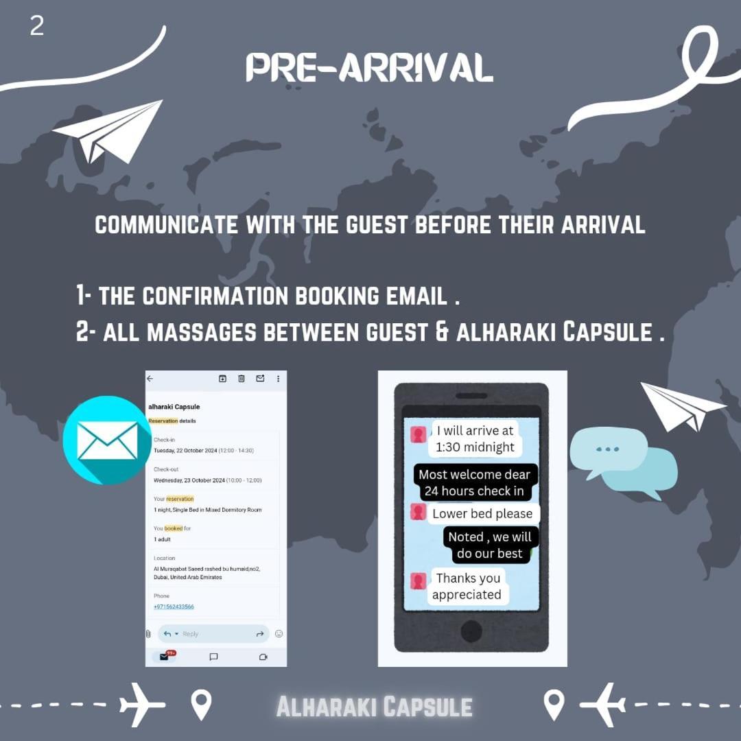 Alharaki Capsule Bed and Breakfast Ντουμπάι Εξωτερικό φωτογραφία